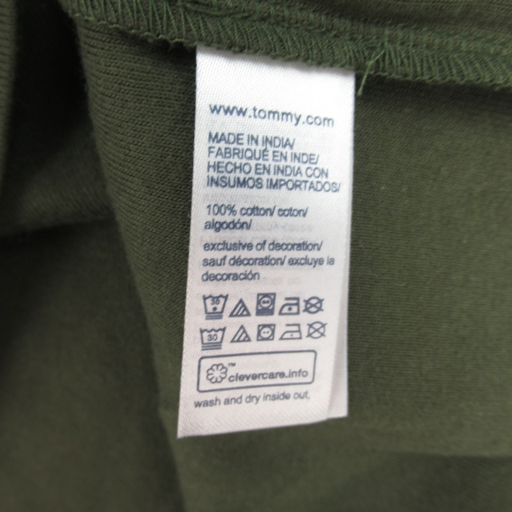 Tommy Hilfiger Quarter Zip Polo Womens XL Green Slim Fit Long Sleeve 76J3175 - Picture 7 of 11